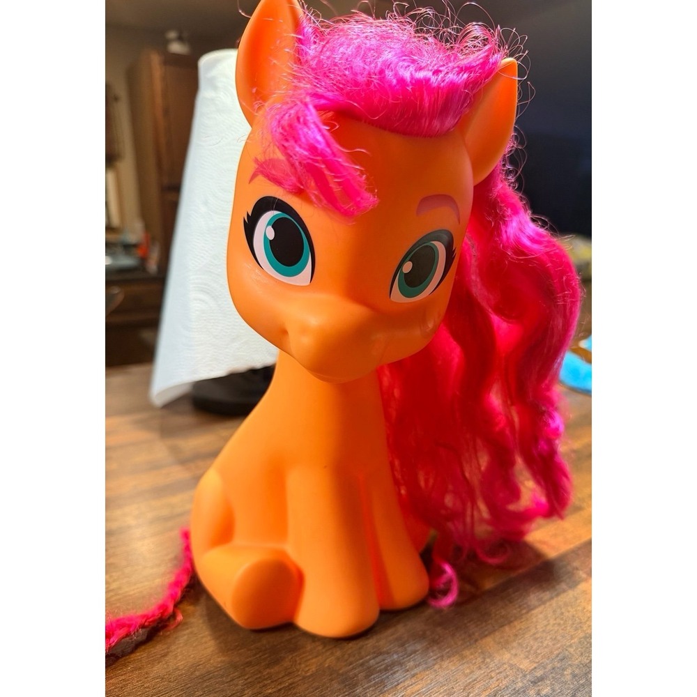 My Little Pony 10 inch XL Sunny Starscout styling head.  Harbro.  2014.